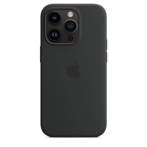Apple iPhone 14 Pro Silicone Case with Magsafe-midnight