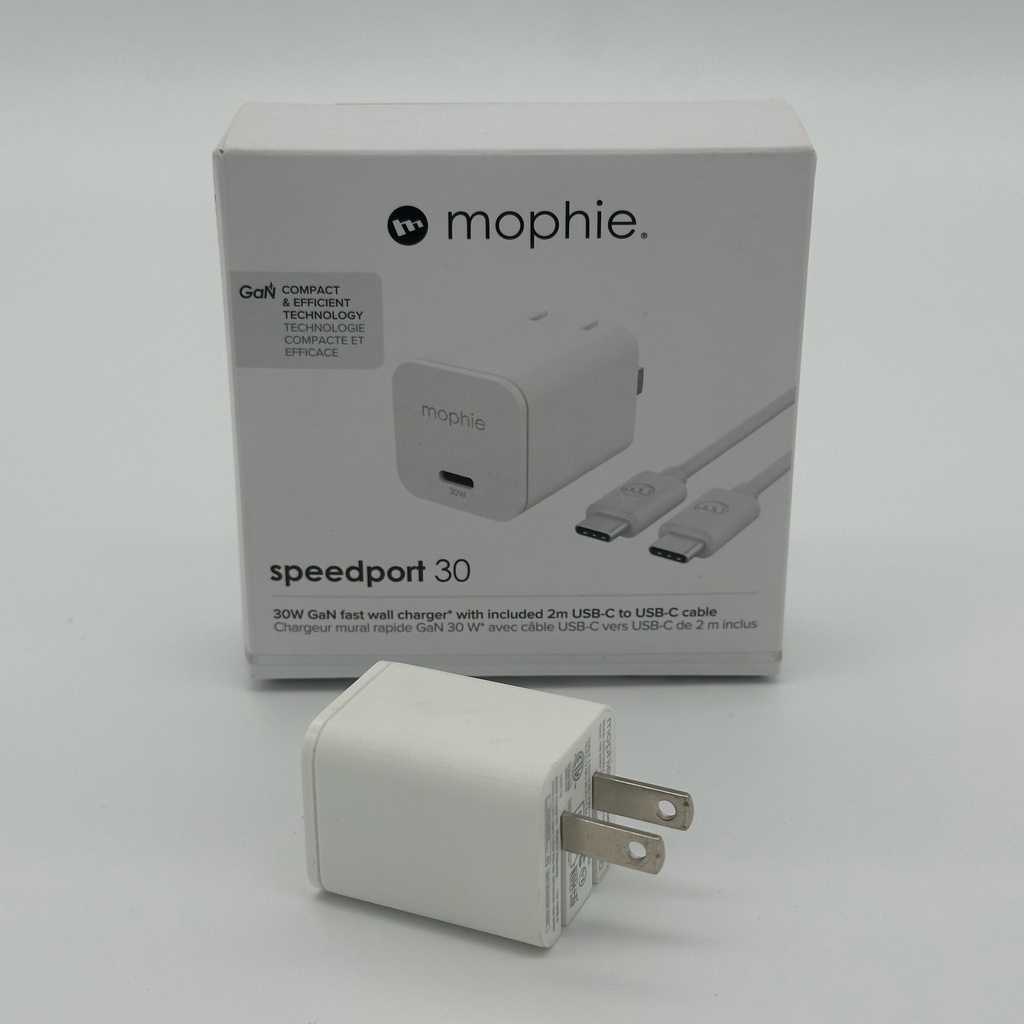 mophie speedport 30 30W GaN Wall Charger with 2 m USB-C Cable - Image 3