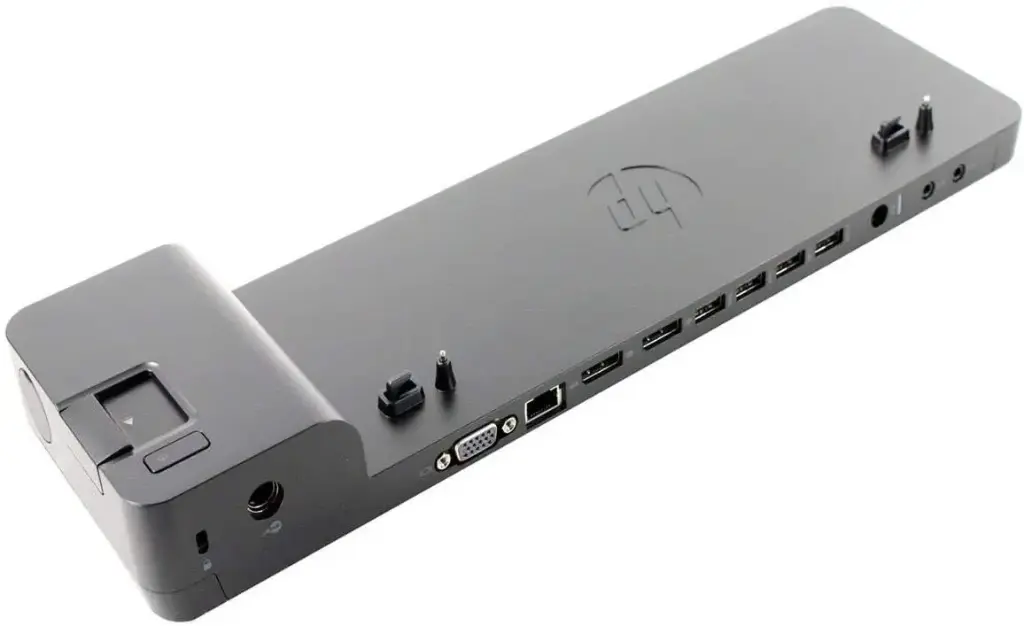 Renewed HP Ultraslim D9Y32AA Docking Station  With 65W AC Adapter & 90 Days Warranty