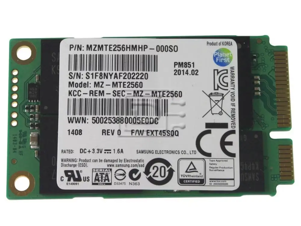 MSATA SSD Mixed Brand 256GB MSATA SATA 3 6Gb/s 3D NAND Mini Internal Solid State Drive For Laptop 