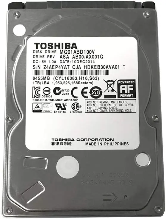 HDD Mixed brand 1TB HDD 2.5" 5400RPM 8MB Cache SATA 3.0Gb/s Internal Hard Drive For Laptop