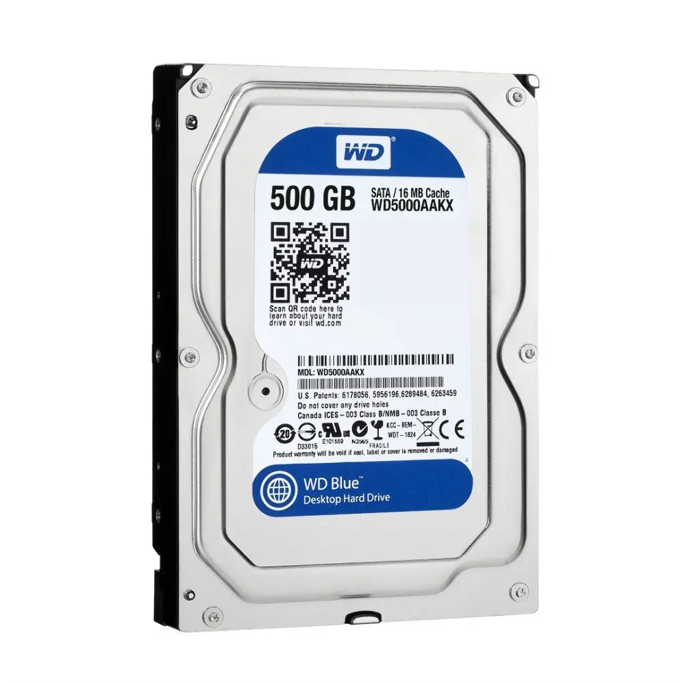 HDD Western Digital WD5000AAKX 500GB HDD 3.5" 7200 RPM SATA III 16 MB Cache Desktop Hard Drive For Desktop