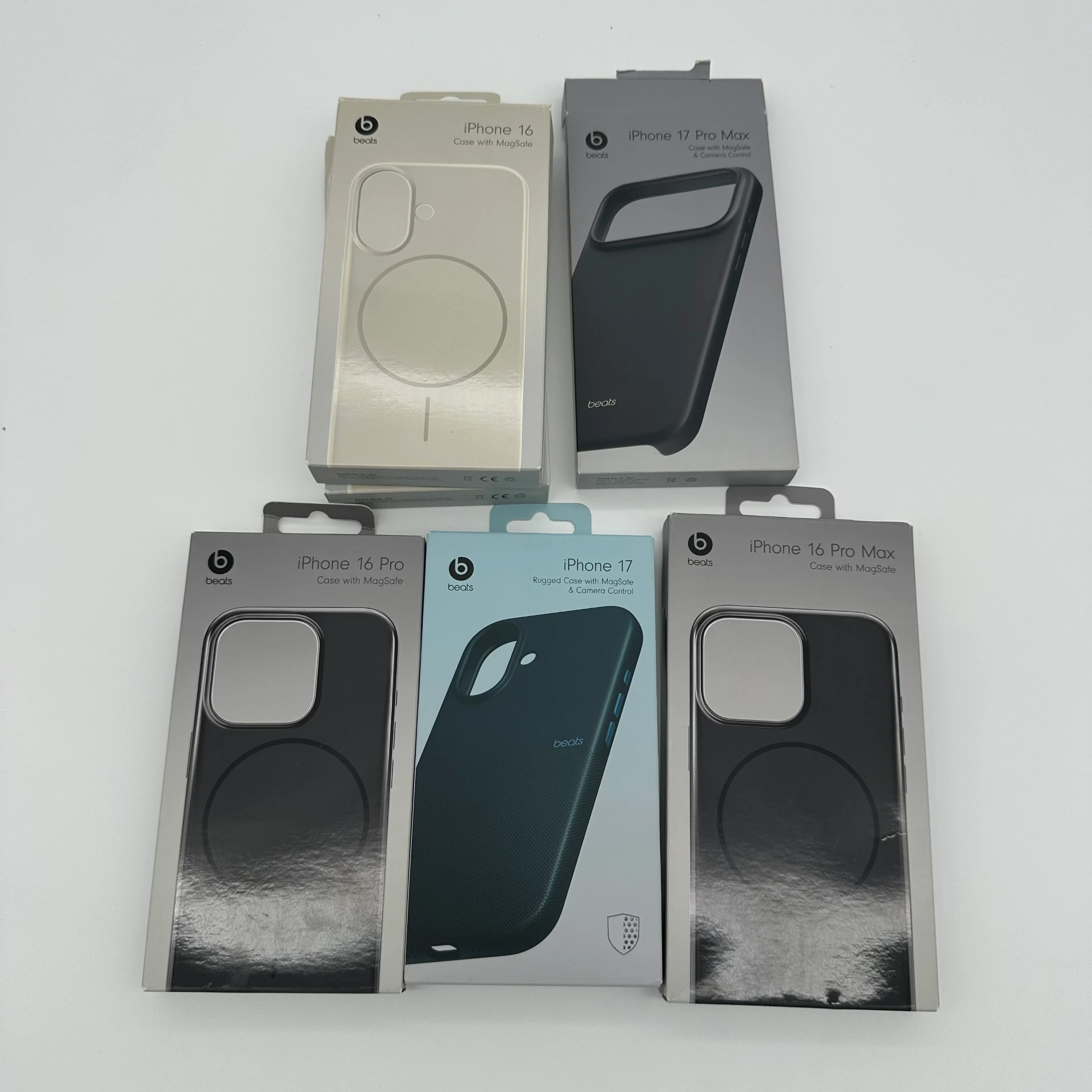 [beats-16to17cases] New Beats Apple iPhone cases with MagSafe lot of 6 - iPhone 16/16 pro/16 pro max/17/17 pro max