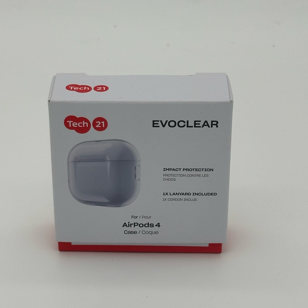 [T21-11241] Tech21 EvoClear Case for AirPods 4