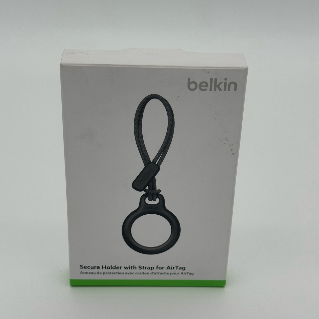 Belkin Secure Holder with Strap for AirTag - Black