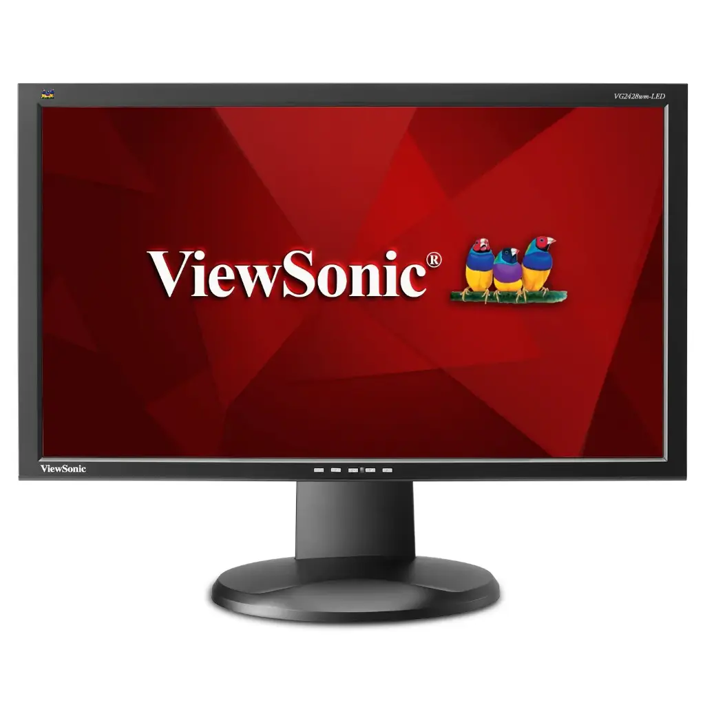 Renewed ViewSonic VG2428wm 24" Widescreen 1920 x 1080 LED Backlit LCD Monitor With 90 Days Warranty