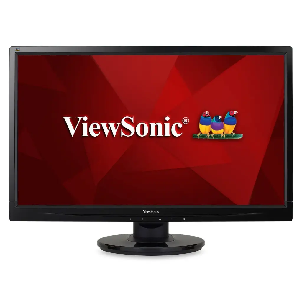 Renewed ViewSonic VA2446M 24'' Widescreen 1920 x 1080 LED Monitor DVI VGA Inputs With 90 Days Warranty