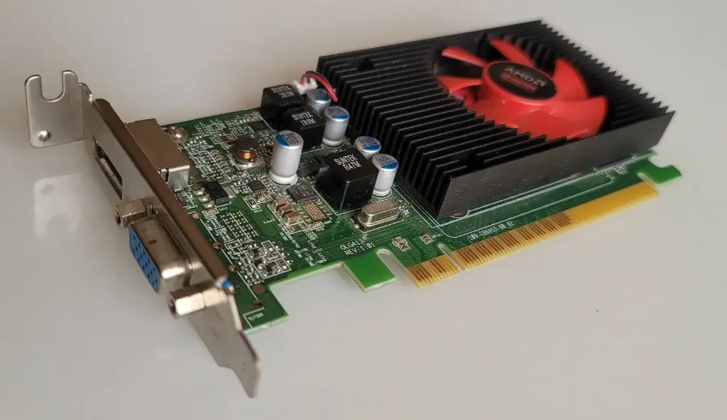 AMD Radeon Graphics C553 Graphics Video Card 1GB DDR3 PCIE X16 Low Profile DVI-Display Port With 90 Days Warranty