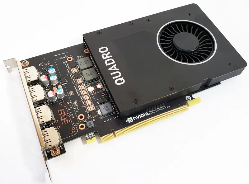 NVIDIA Quadro P2200 Graphics Video Card 5GB GDDR5X PCI Express 3.0 4XDisplay Port Fully Tested With 90 Days Warranty