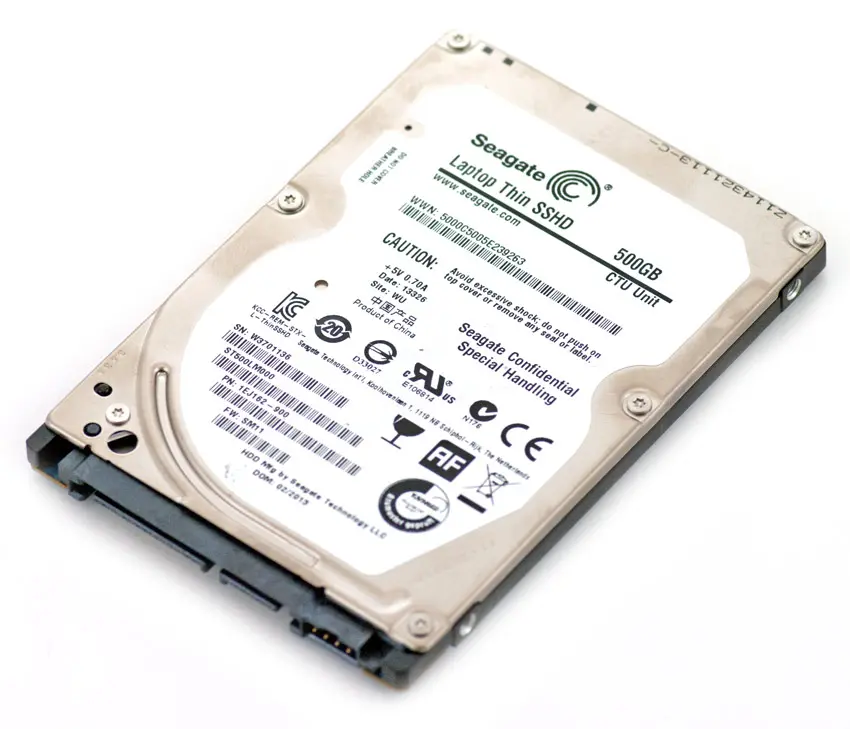 HDD Seagate Thin SSHD ST500M000 500GB 2.5″ 5400RPM Internal Hard Drive SATA III 64MB Cache For Desktops/Laptops