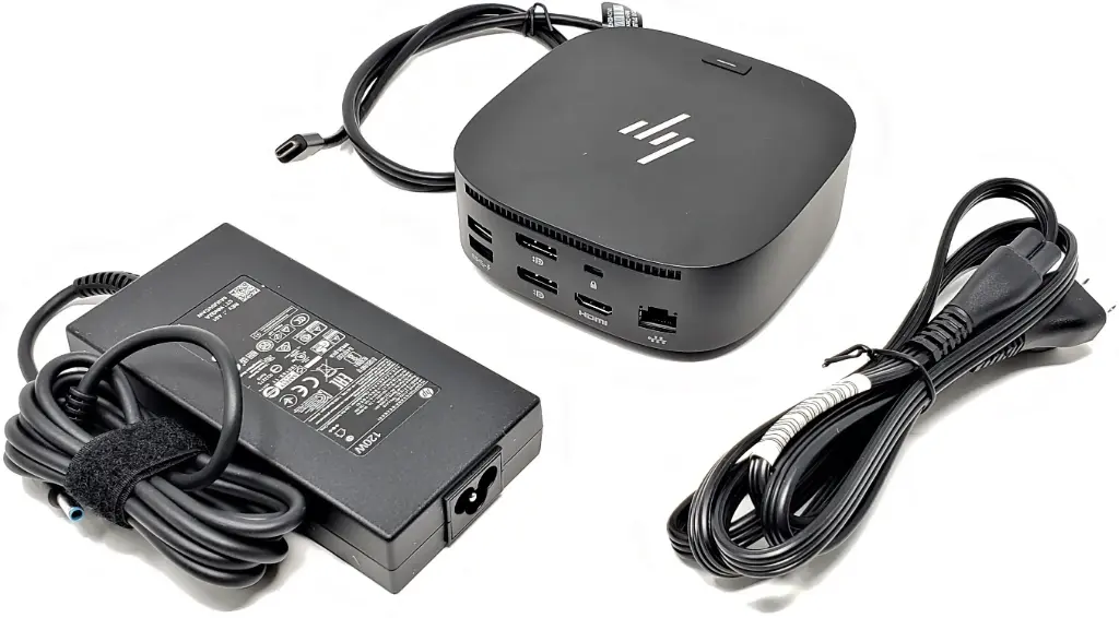 [HPDS-G5-5TW10UT] Renewed HP USB-C Dock G5 5TW10UT Universal Docking Station DP HDMI USB 3.0 With 120W AC Adapter & 90 Days Warranty