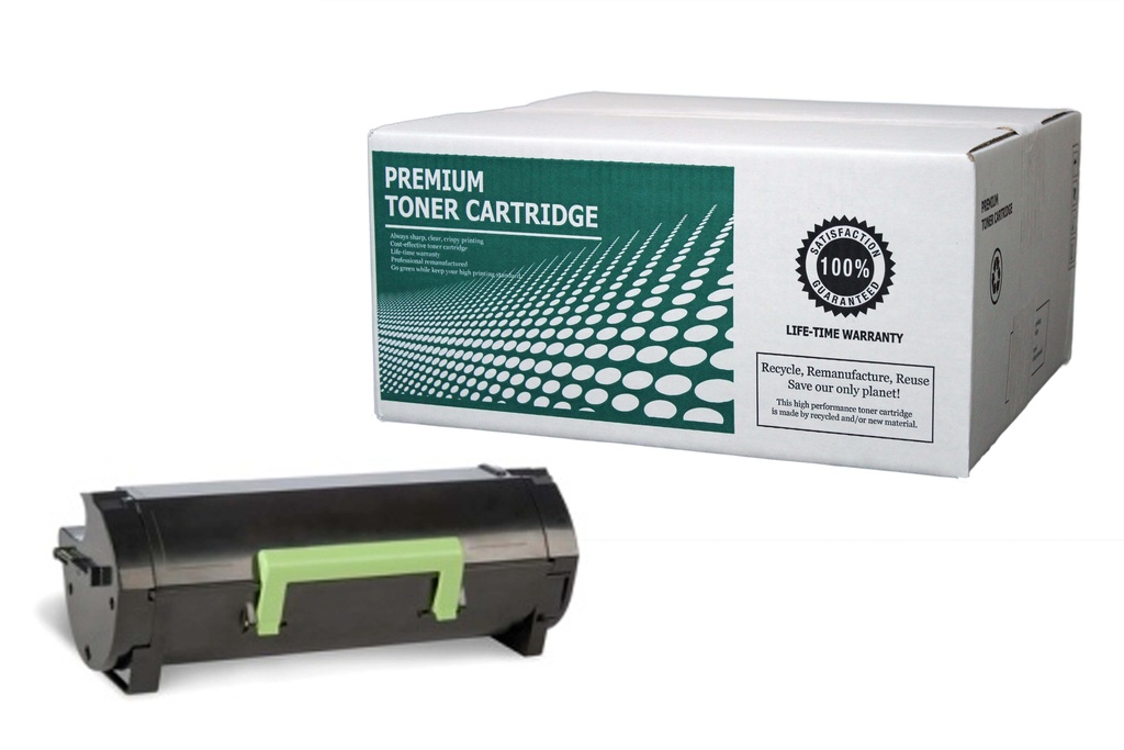 Remanufactured Toner Cartridge LX521H Replacement for Lexmark 52D1H00 Used for Lexmark MS710 MS711 MS810 MS811 MS812 Series Black 25000