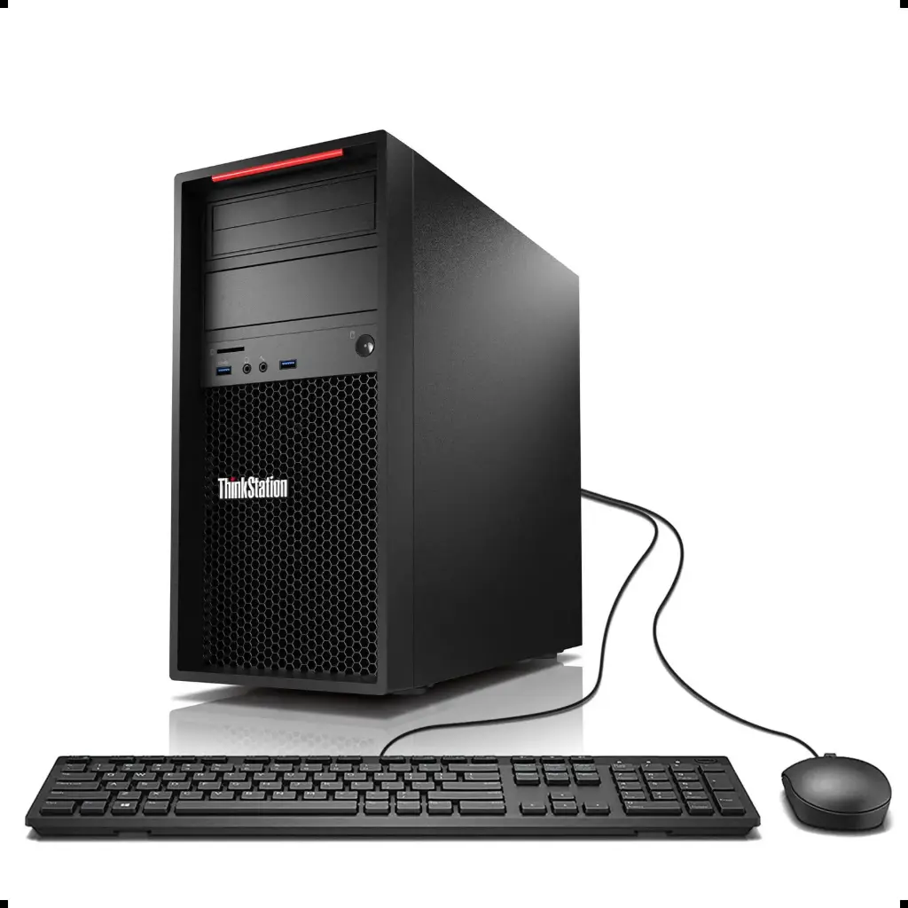 Renewed Lenovo ThinkStation P310 Tower Workstation Desktop PC Intel Xeon E3-1240 V5 Windows 10 With 90 Days Warranty 