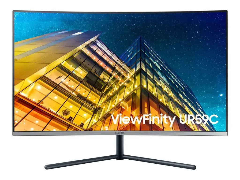 Renewed Samsung U32R590CWN 32'' Widescreen 4K UHD 60 Hz Curved Computer Monitor With 90 Days Warranty
