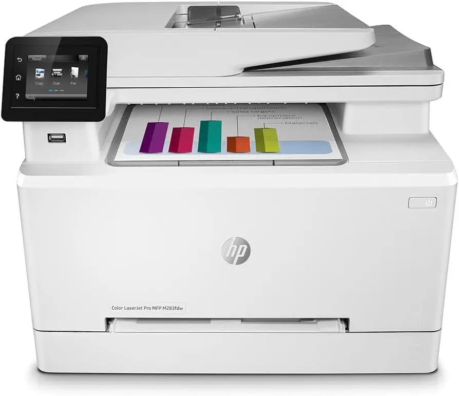 Renewed HP Color LaserJet Pro MFP M283fdw All-in-One Wireless Printer T6B82A USB|Network|Wireless Duplex With 90 Days Warranty