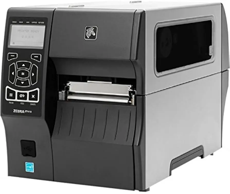 [ZBZT410-D-T-NIC-300DPI] Renewed Zebra ZT410 Industrial Direct Thermal & Thermal Transfer Printer Ethernet ZT41043-T410000Z With 90 Days Warranty (300DPI)