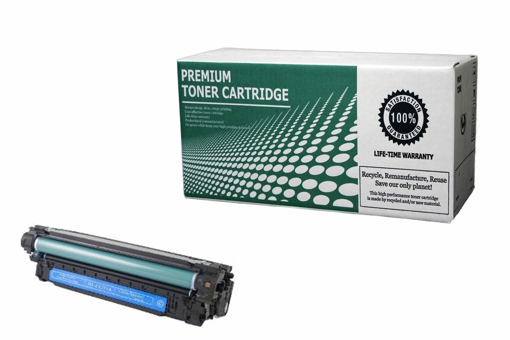 Remanufactured HPCE251A Cyan Toner Cartridge for HP Color LaserJet CP3525 CM3530 MFP Series CE251A 504A 7K