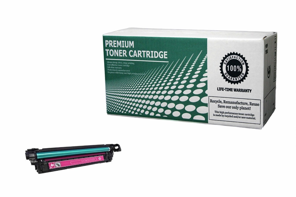 [SHPCE253A] Compatible Toner Cartridge HPCE253A Replacement for HP CF253A Used for HP Color Laserjet CP3525 CM3530 MFP Series Printers Magenta 7,000