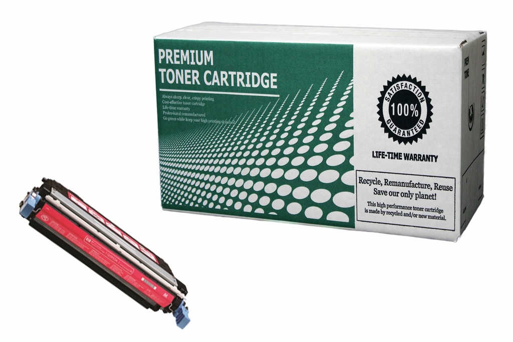 [HPQ5953A] Remanufactured HPQ5953A Magenta Toner Cartridge for HP Color LaserJet 4700n 4700dn 4700dtn Printer Q5953A 643A 10K