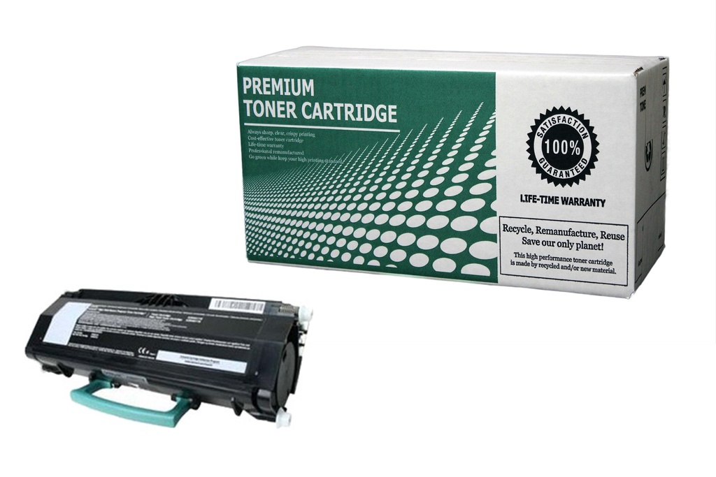 Remanufactured Toner Cartridge LXE260AL Replacement for Lexmark E260A21A Used for Lexmark E260 E360 E460 E260DN E360D E360DN E460DN Series Black 3,500