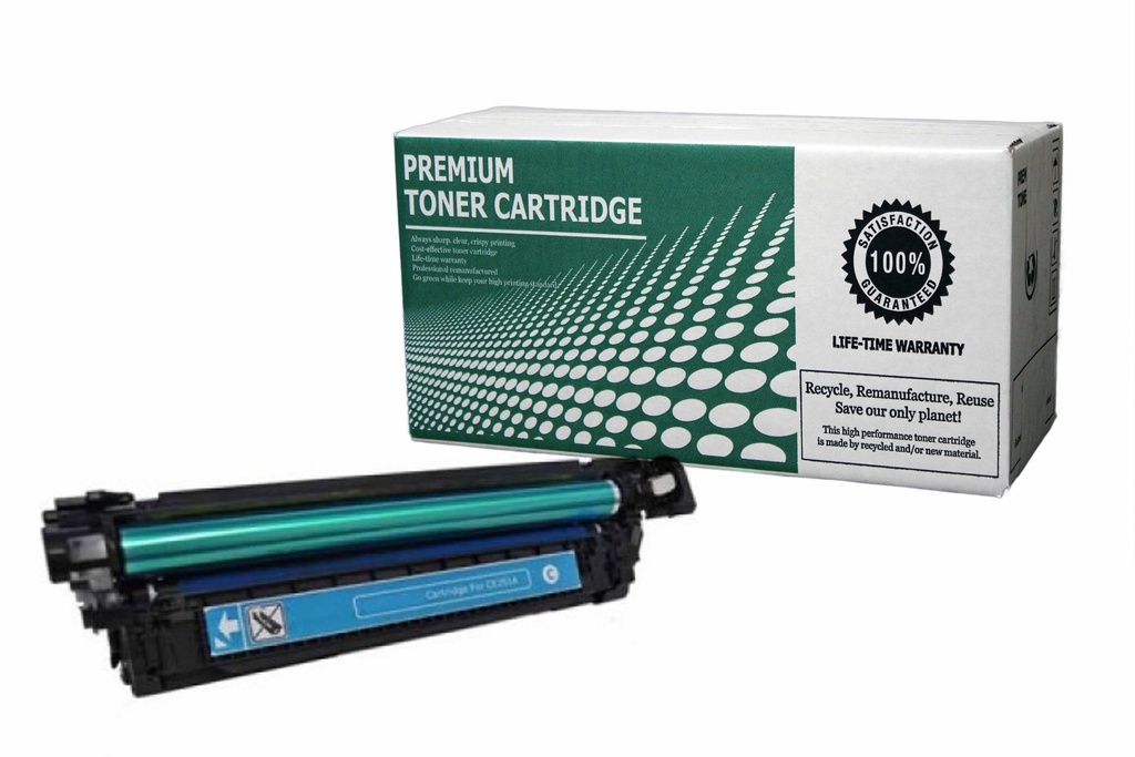 Remanufactured Toner Cartridge HPCF031A Replacement for HP CF031A Used for HP CM4540 Series Cyan 12,500