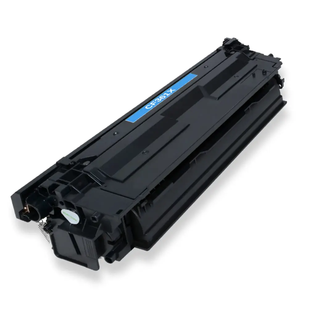 [SHPCF361X] Compatible Toner Cartridge HPCF361X Replacement for HP CF361X Used for HP Color Laserjet Enterprise M553n M577dn Series Printers Cyan 9,500