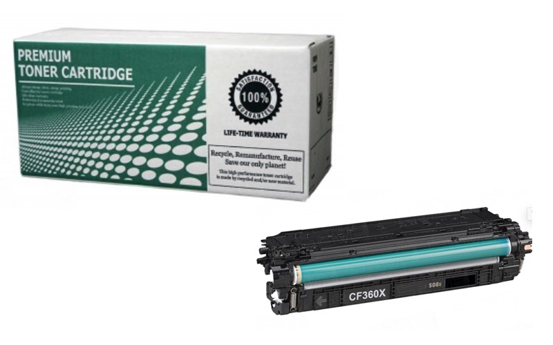 Compatible Toner Cartridge SHPCF360X Replacement for HP CF360X Used for HP Color Laserjet M553n M577dn Series Printers Black 12,500
