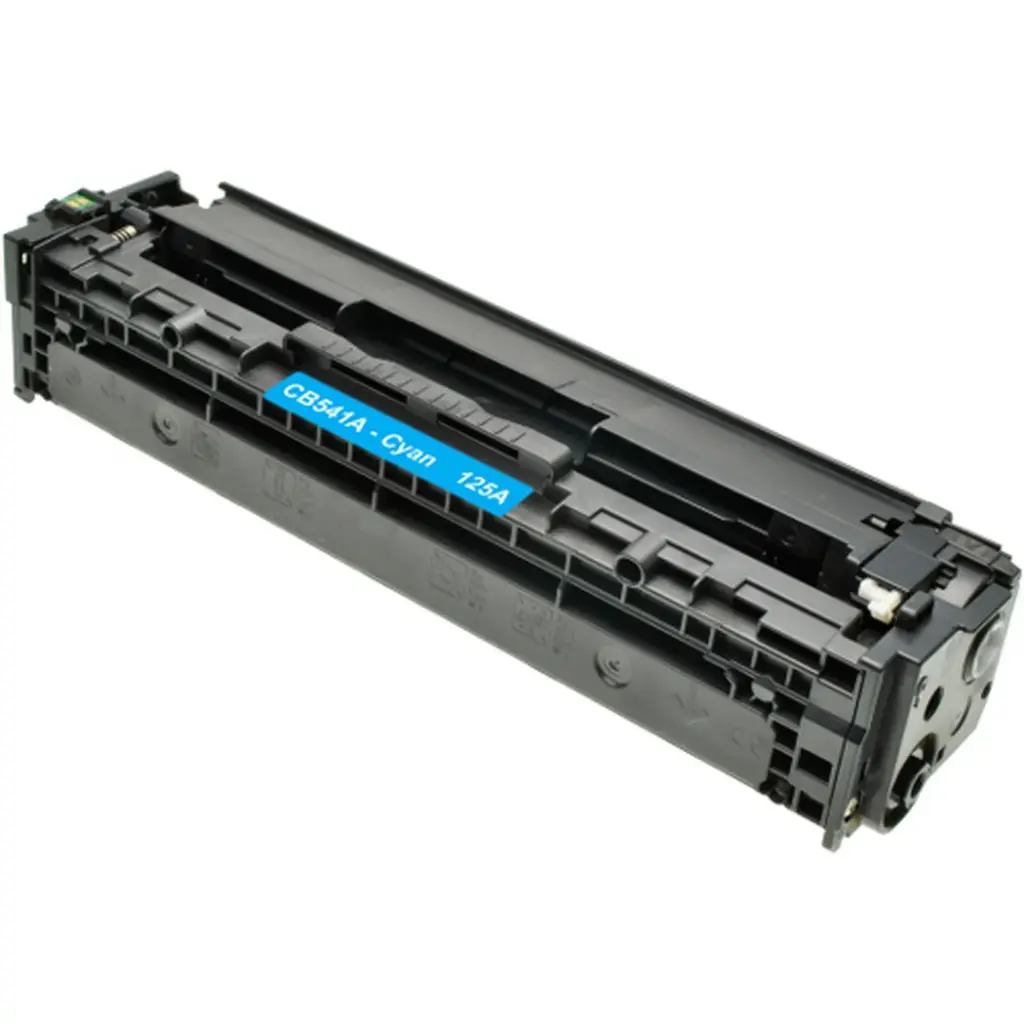 Compatible Cyan Toner Cartridge SHPCB541A Replacement for CB541A 125A Used for HP Color LaserJet CP1215/1515/1518 CM1312 Series Printers Yield 1.4K