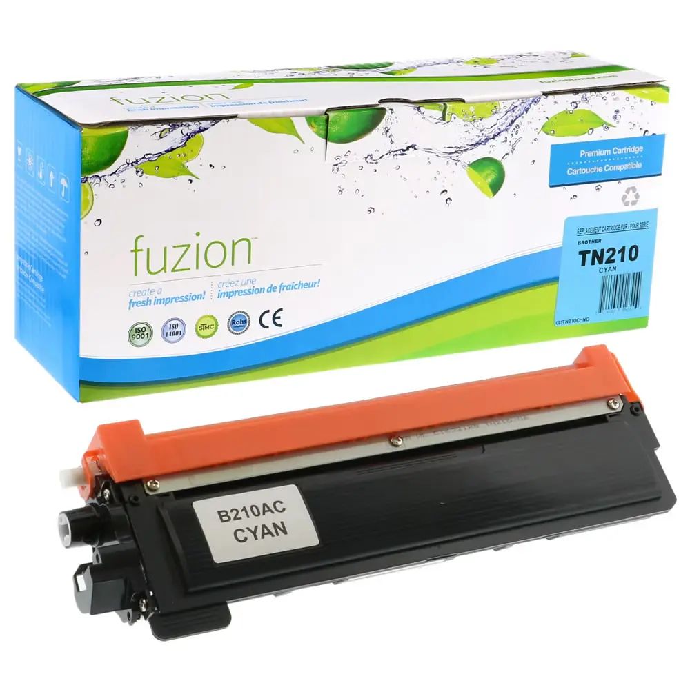 Compatible Brother SBRTN210C Cyan Toner Cartridge for Brother HL-3040, HL-3070, MFC-9010, MFC-9120, MFC- 9125, MFC-9320 Series TN-210C 