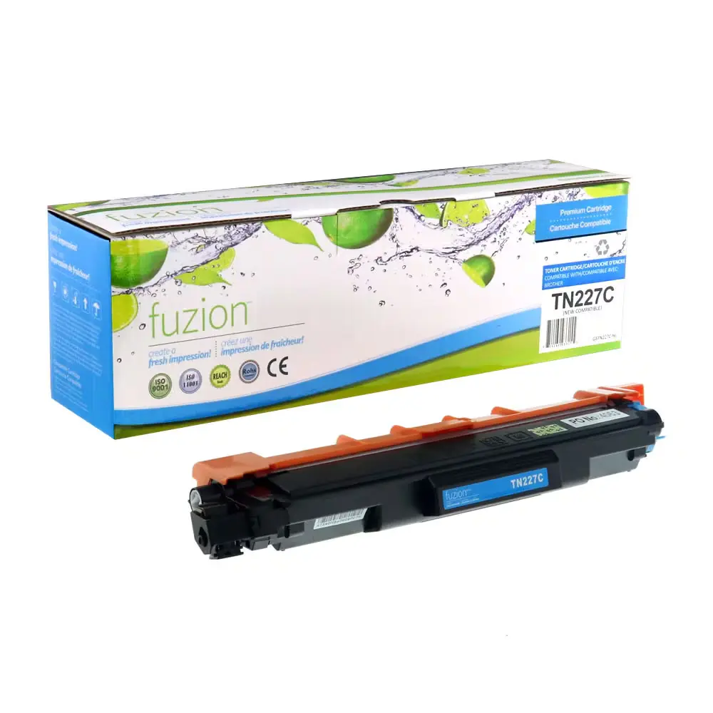 Compatible SBRTN227C Cyan Toner Cartridge for Brother L3210CW L3230CDW L3270CDW L3290CDW L3710CW L3750CDW L3770CDW Series TN-227C