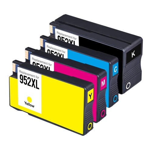 Printerready Remanufactured Ink Cartridge Replacement for HP 952XL for 8720 8730 8740 printer (1 Black,1 Cyan,1 Magenta,1 Yellow, 4 Pack)