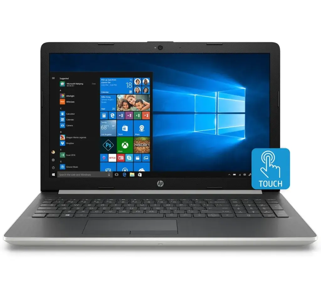 Renewed HP Notebook 15-DA0029CA Laptop Intel Core i3-8130U 8GB RAM 1TB HDD 15.6" HD 1366x768 Touch Webcam Windows 10 With 90 Days Warranty