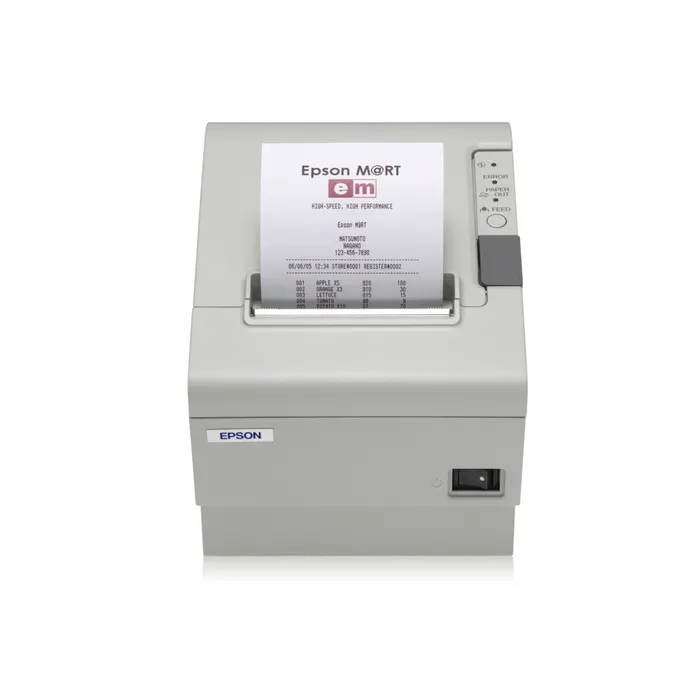 [EPTM-T88V-USB-White] Renewed Epson TM-T88V M244A Thermal Receipt Printer Built-in USB Plus One UIB Interface With 90 Days Warranty (White, USB)