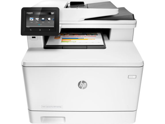 Renewed HP Color LaserJet Pro MFP M477fdn Laser Multifunction All-in-One Printer CF378A USB Network Duplex With 90 Days Warranty 