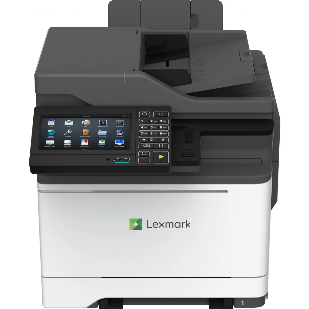 Renewed Lexmark CX622ade Color Multifunction Laser Printer 42C7380 37ppm Copy Scan Fax Integrated Duplex Single Sheet Manual Feed With 90 Days Warranty