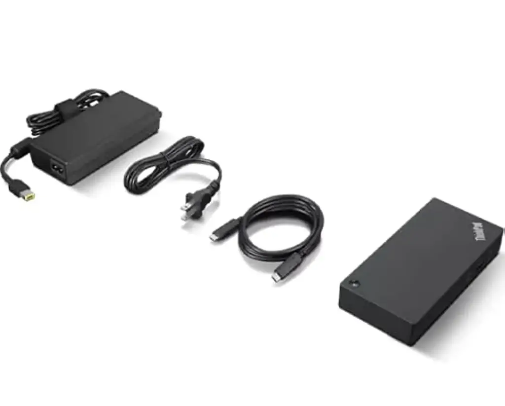 [40AY0090US] Renewed Lenovo 40AY0090US ThinkPad Universal USB-C Dock , Type C Cable & 90W AC Adaptor included with 90 Days Warranty