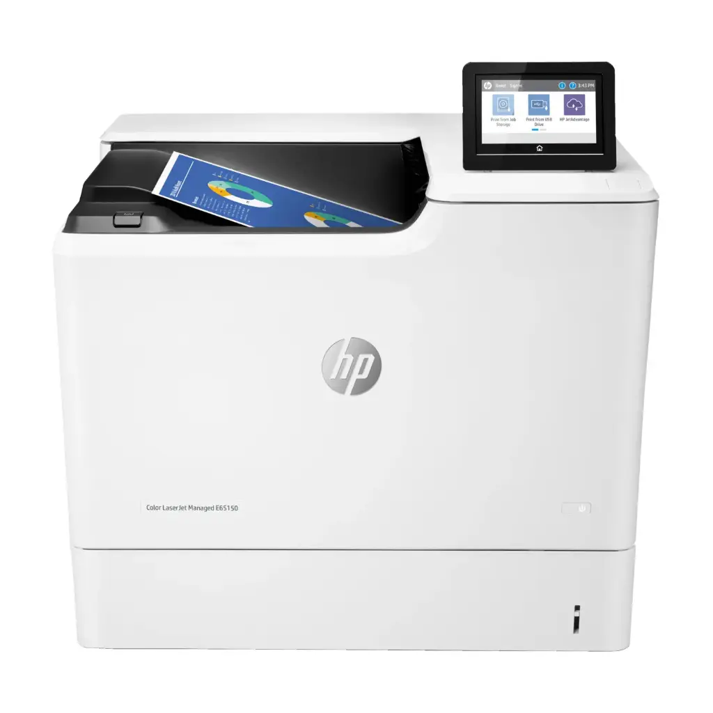 Renewed HP Color LaserJet Managed E65150 Series Laser Printer 3GY03A USB Network Duplex With 90 Days Warranty