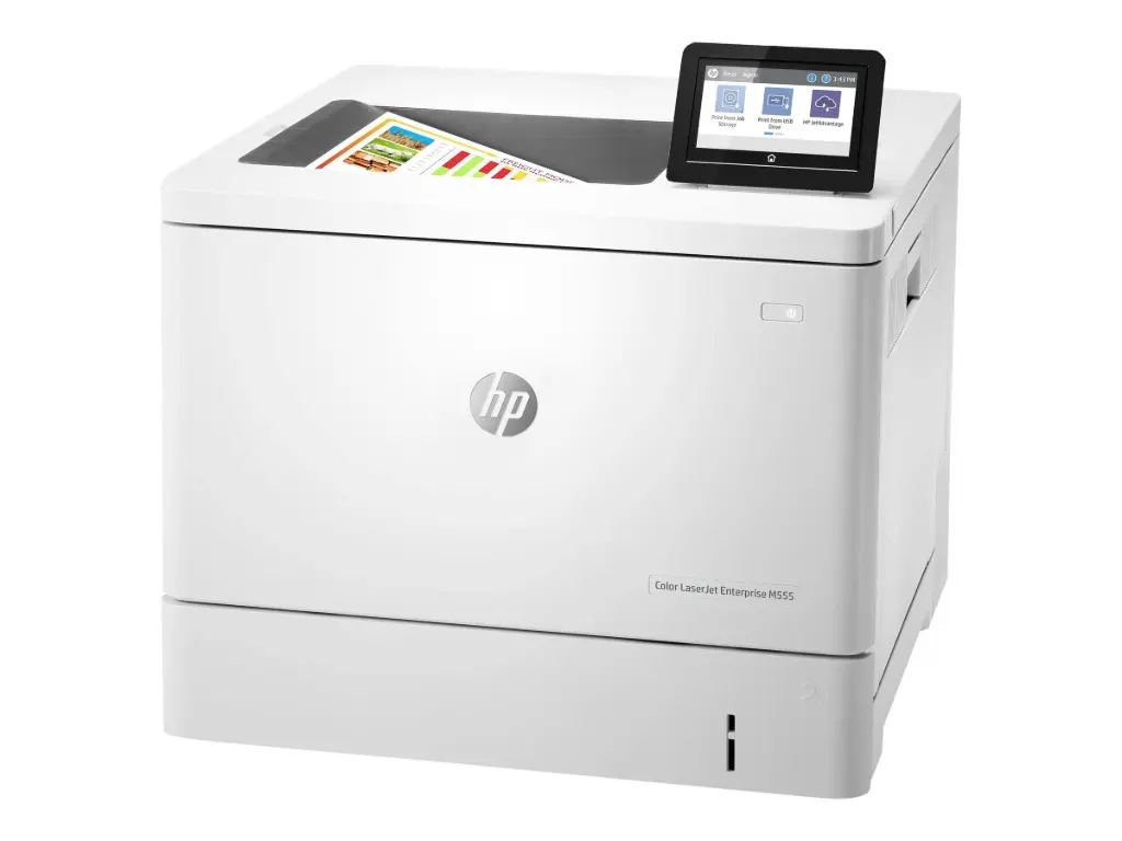 Renewed HP Color LaserJet Enterprise M555dn Laser Printer 7ZU78A USB Network Duplex With 90 Days Warranty