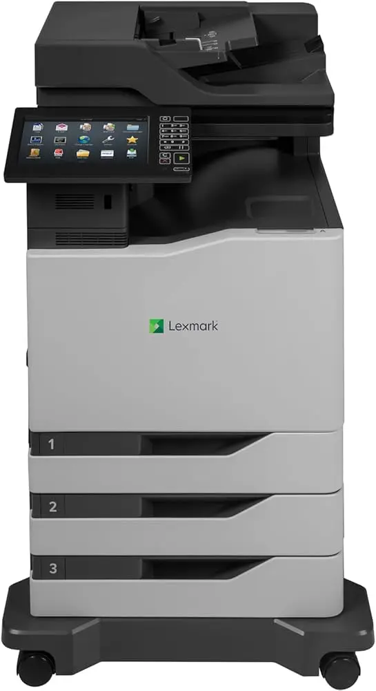 Renewed Lexmark CX825 Series CX825dtfe Multifunction Color Duplex Laser Printer 42K0042 With 90 Days Warranty