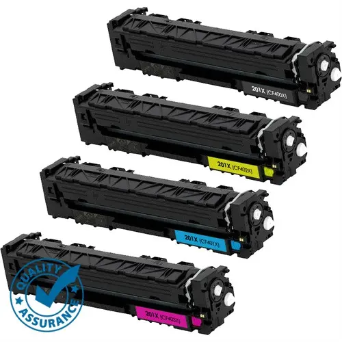 Compatible Set Toner Cartridge for HP Color LaserJet Pro M252  M277 Canon MF630 LBP-611 Series CF400X CF401X CF402X CF403X 201X High Yield