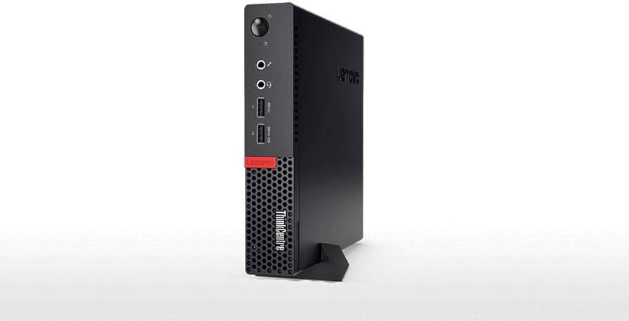[LOTCM710qM-i5-7500T] Renewed Lenovo ThinkCentre M715q Micro Desktop PC AMD Processor Windows 10 With 90 Days Warranty (Intel Core i5-7500T @ 2.70GHz)