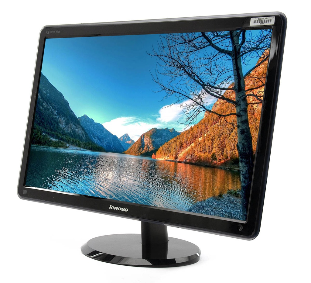 [LENLS2421-NoStand] Renewed Lenovo ThinkVision LS2421p 4015LS1 23.6" Widescreen 1920 x 1080 LED LCD Monitor High Glossy Black With 90 Days Warranty (No stand)