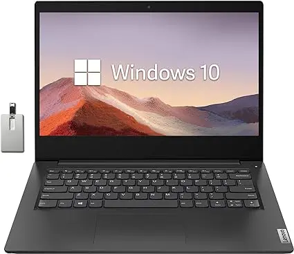 [LOIP3-P-6405U] Renewed Lenovo IdeaPad 3 14iML05 Laptop Pentium Gold 6405U HD 1366X768 8GB RAM 128GB SSD Webcam Windows 10 With 90 Days Warranty
