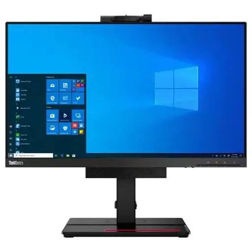 [LENTIO24-Gen4] Renewed Lenovo ThinkCentre Tiny-In-One 24 Gen 4 24'' Widescreen 1920x1080 WLED Touch Monitor With Webcam Speaker Mic 10LL-PAR6-WW With 90 Days Warranty