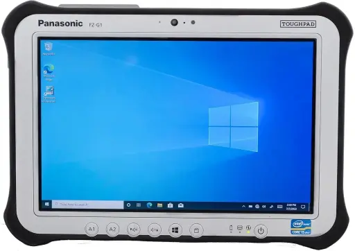 [PATPFZ-G1-MK3-i5-5U] Renewed Panasonic ToughPad G1 FZ-G1 MK3 i5-5300U @2.30GHz 10.1-inch WUXGA Multi Touch + Digitizer 8GB 256GB SSD WiFi Bluetooth 4G LTE Dual Pass 2 Cameras  With 90 Days Warranty