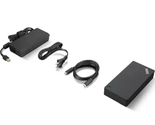 [40AY0090US] Renewed Lenovo 40AY0090US ThinkPad Universal USB-C Dock , Type C Cable & 90W AC Adaptor included with 90 Days Warranty 